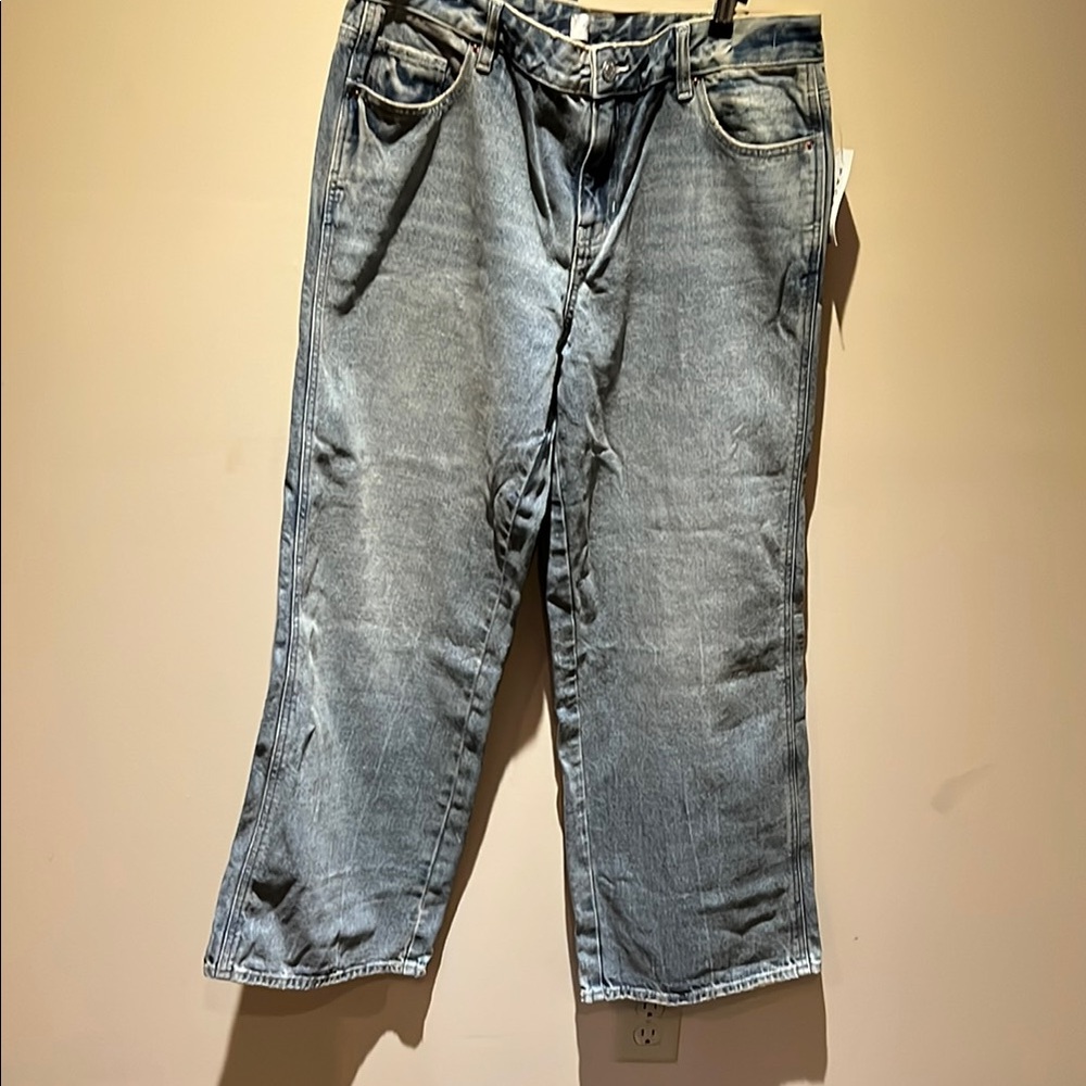 NWT PacSun Casey low rise wide leg baggy jeans size 31 short